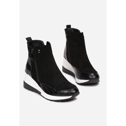 Czarne Sneakersy Yserith Renee 39 renee.pl promocyjna cena