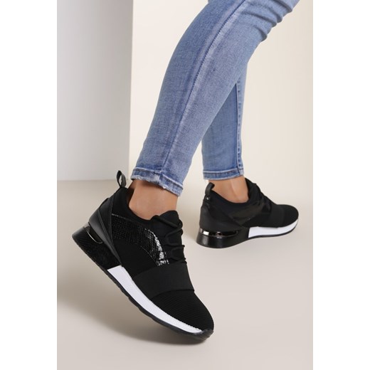 Czarne Sneakersy Strag Renee 37 wyprzedaż renee.pl