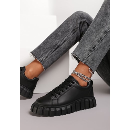 Czarne Sneakersy Osen Renee 36 renee.pl