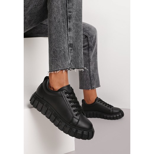 Czarne Sneakersy Osen Renee 38 renee.pl