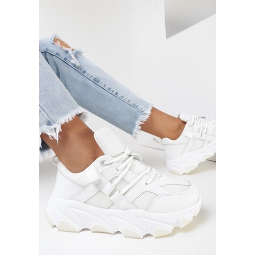 Białe Sneakersy Taphertise 37 born2be.pl