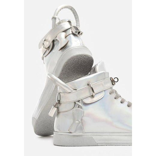 Srebrne Trampki Patronum 41 promocyjna cena born2be.pl