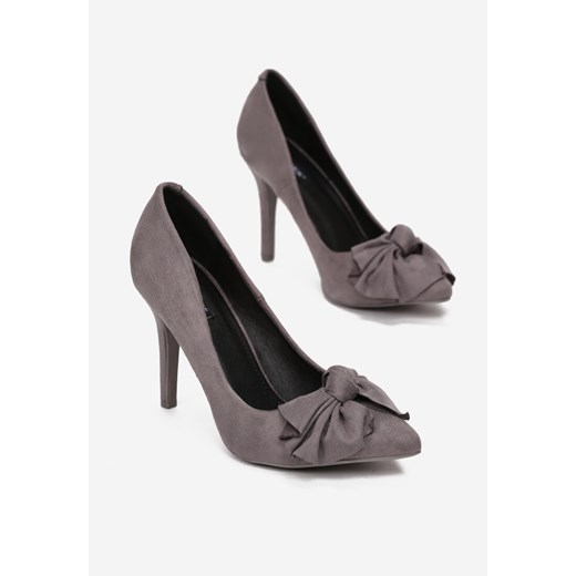 Szare Szpilki Charisma 35 born2be.pl okazyjna cena