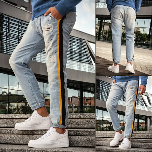 Joggery jeansowe JOG2041SM Escoli By Escoli promocyjna cena Escoli
