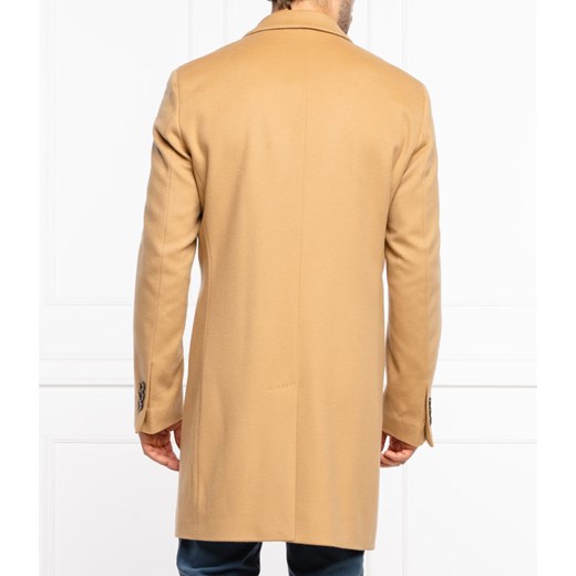 BOSS Wełniany płaszcz H-Hyde-214 | z dodatkiem kaszmiru 52 Gomez Fashion Store
