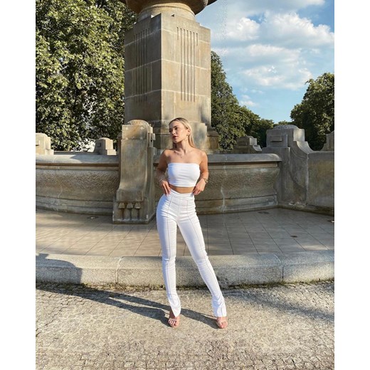 Missdenim spodnie damskie białe