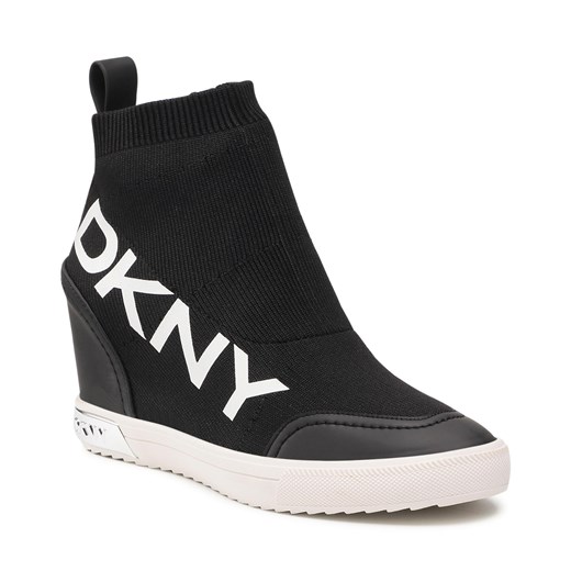 Sneakersy DKNY - Catelin Wedge Snea K2149328 Black/White 005 38 eobuwie.pl
