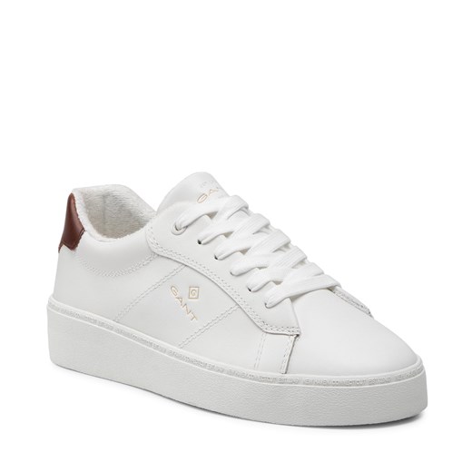 Sneakersy GANT - Lagalilly 23531094 White/Cognac G245 Gant 37 eobuwie.pl