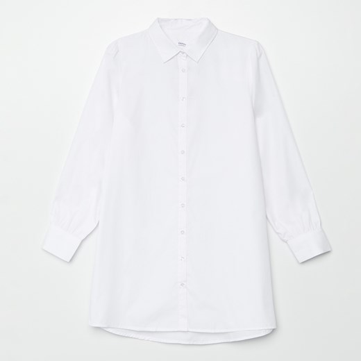 Cropp - Długa koszula - Biały Cropp XL Cropp wyprzedaż