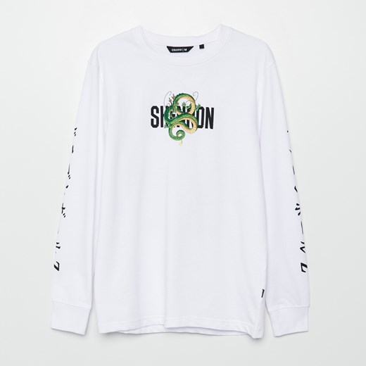 Cropp - Koszulka longsleeve Dragon Ball - Biały Cropp XL okazja Cropp