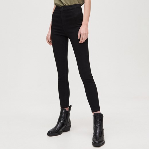 Cropp - Jeansy skinny - Czarny Cropp 36 Cropp