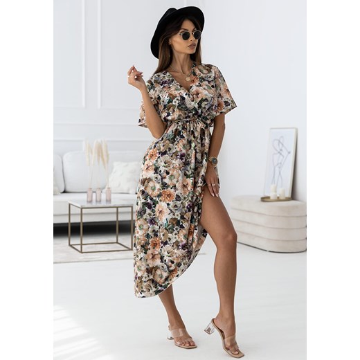 Sukienka Domante - w kwiaty 1 Latika Uniwersalny Butik Latika