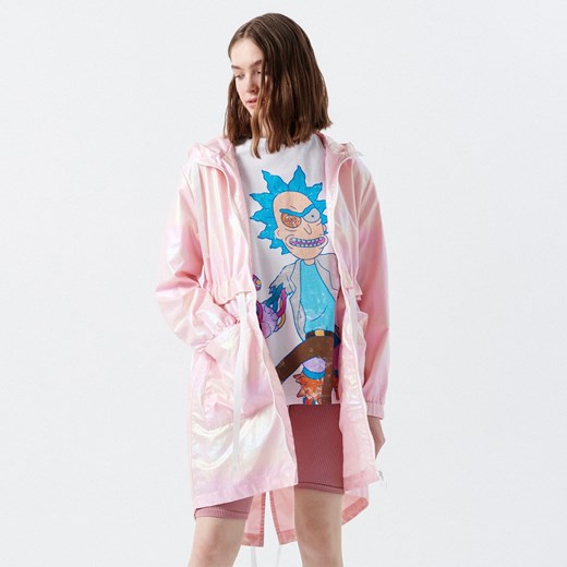 Cropp - Parka z efektem holograficznym - Wielobarwny Cropp XS promocyjna cena Cropp