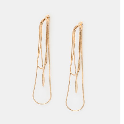 Mohito - Kolczyki łańcuszki - Złoty Mohito ONE SIZE Mohito