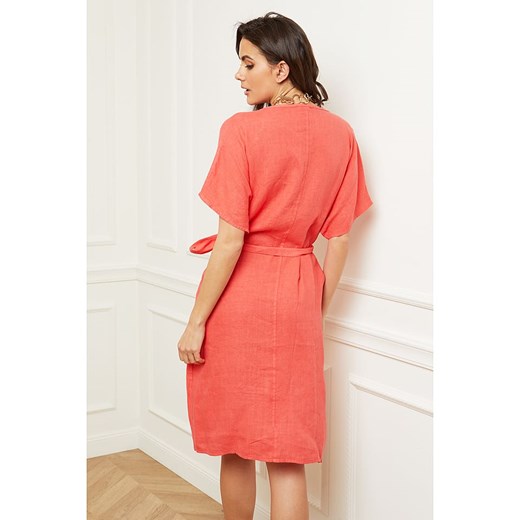 Sukienka Fleur De Lin z krótkim rękawem mini casualowa