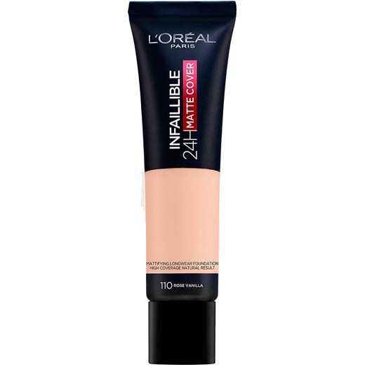 Podkład "Infaillible 24H Matte Cover - 110 Rose Vanilla" - 30 ml onesize okazja Limango Polska