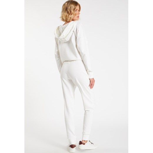 Spodnie damskie białe MONNARI bawełniane 