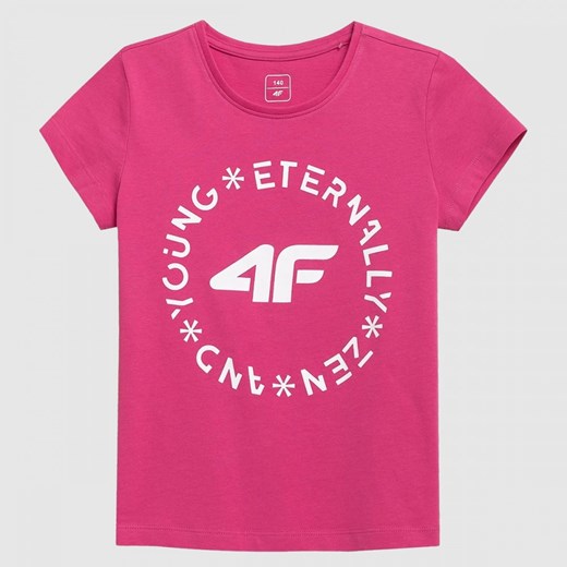 T-shirt chłopięce 4F różowy 