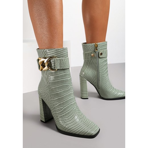 Zielone botki Renee