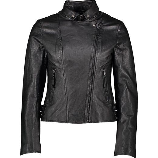 Skórzana kurtka w kolorze czarnym 40 promocyjna cena Limango Polska