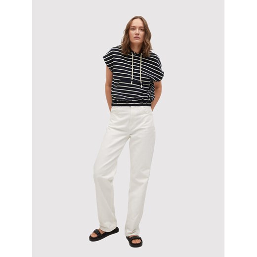 Mango Bluza Lucy 87097884 Granatowy Oversize Mango M_L okazja MODIVO