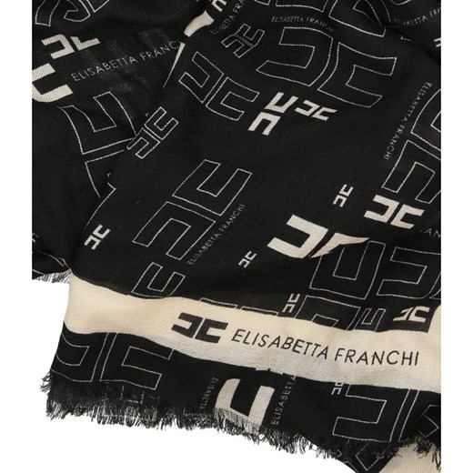 Szalik/chusta Elisabetta Franchi w abstrakcyjnym wzorze