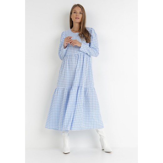 Niebieska Sukienka Parmene S Born2be Odzież