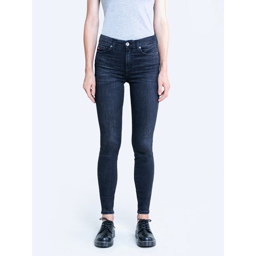 Jeansy damskie push up z wysokim stanem szare Melinda High Waist 895 ze sklepu Big Star w kategorii Jeansy damskie - zdjęcie 119363354