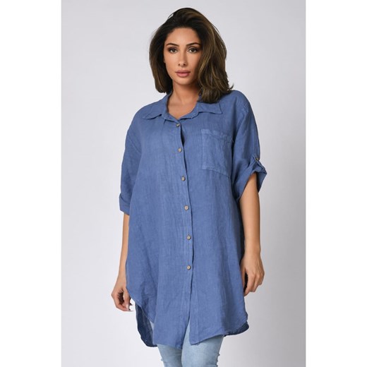 Koszula damska Plus Size Company z krótkim rękawem