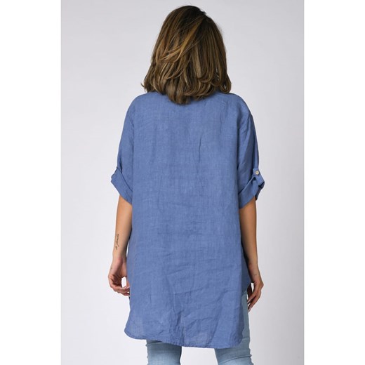 Koszula damska Plus Size Company z krótkim rękawem na wiosnę