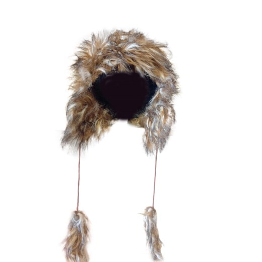 1 Kiddy czapka uszatka futrzana brązowa ze sklepu Świat Bielizny w kategorii Czapki zimowe damskie - zdjęcie 119367764