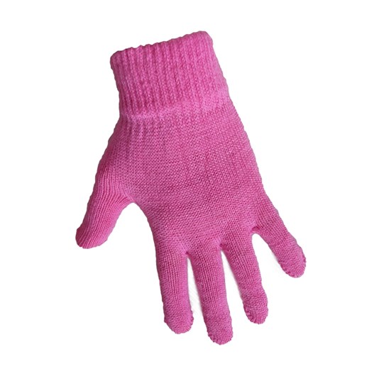 1 Kiddy rękawiczki 5-palczaste jednokolorowe różowe ze sklepu Świat Bielizny w kategorii Rękawiczki dziecięce - zdjęcie 119367782