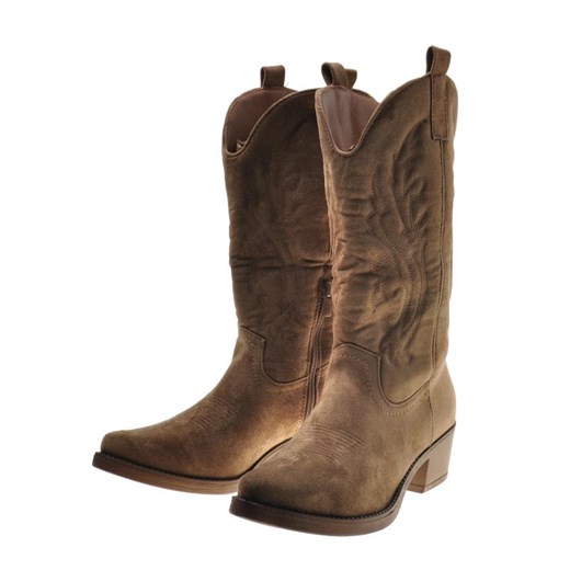 Botki Pantofelek24 eleganckie na zamek na obcasie na wiosnę 