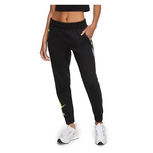 Czarne spodnie damskie Nike sportowe 