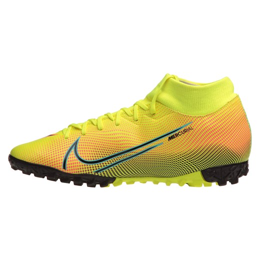 Buty sportowe męskie Nike mercurial skórzane żółte sznurowane 