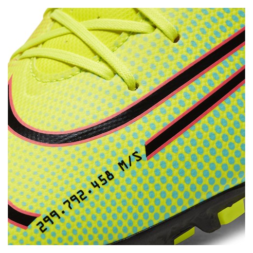 Buty sportowe męskie Nike mercurial żółte wiosenne wiązane skórzane 