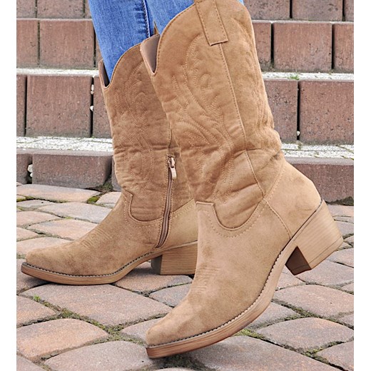 Botki Pantofelek24 na zamek na wiosnę eleganckie 