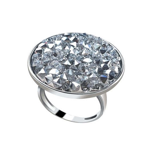 Srebrny pierścionek z kryształem Swarovski PK 2001 Polcarat Design 17 / 18,00 mm Polcarat Design