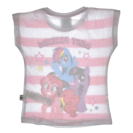 T-shirt dziecięcy My Little Pony różowy w paski Licencja 110 Sklep Dorotka okazja