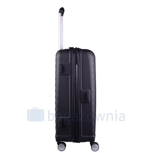 Średnia walizka twarda AT by Samsonite 104424-1041 Czarna wyprzedaż Bagażownia.pl