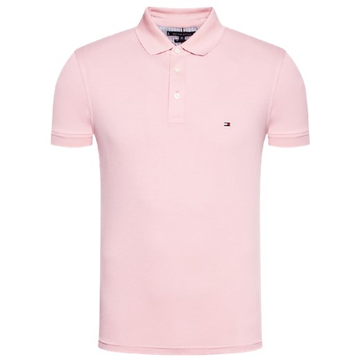 Koszulka Polo  Tommy Hilfiger Regular Fit Pink ze sklepu dewear.pl w kategorii T-shirty męskie - zdjęcie 119662173