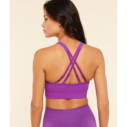 Maylis Brassière De Yoga - Maintien Medium - Purpurowy - Etam M Etam.pl