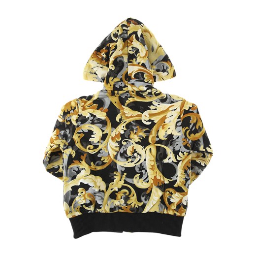 Versace Bluzy Niemowlęce dla Chłopców, czarny, Bawełna, 2021, 12 M 18M 24M 2Y 3Y Versace 3Y RAFFAELLO NETWORK