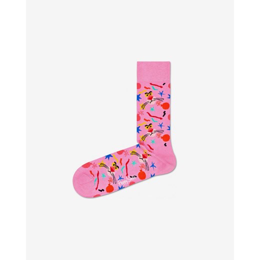 Happy Socks Pink Panther Bomb Voyage Skarpetki Różowy Happy Socks 41-46 okazyjna cena BIBLOO
