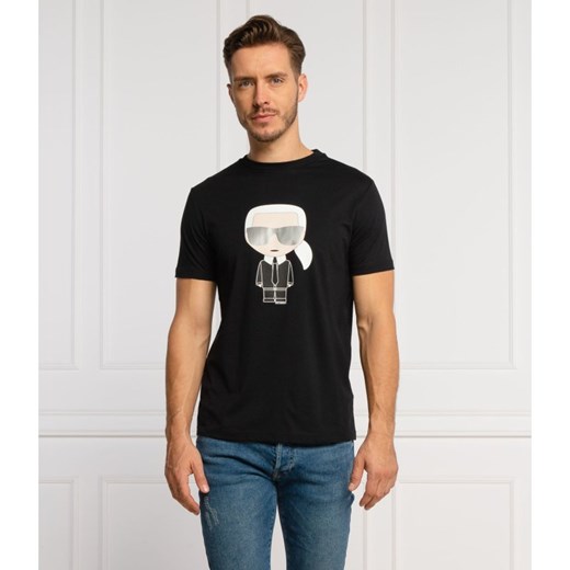 T-shirt męski Karl Lagerfeld w stylu młodzieżowym 