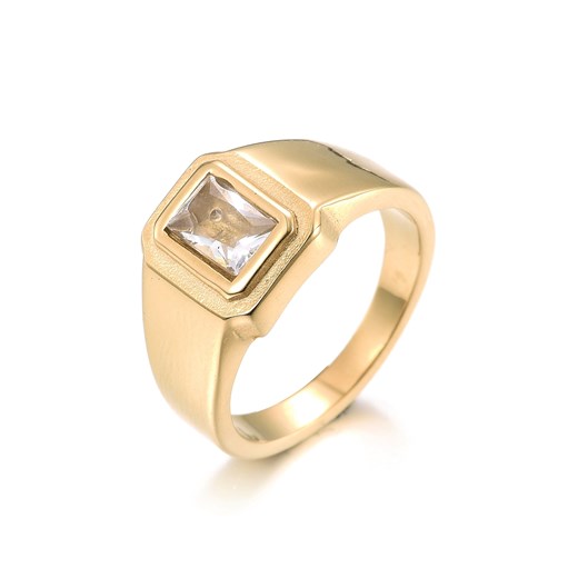 Pierścionek kryształ, złoty S4V70456(rozmiar6) Vezzi Vezzi promocja