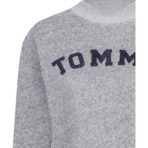 Bluza damska Tommy Jeans z napisami krótka z bawełny 