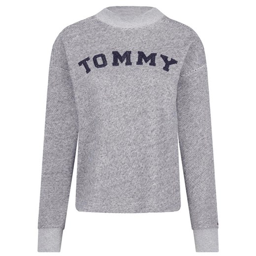 Bluza damska Tommy Jeans z bawełny casualowa z napisami krótka 