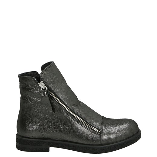 VENEZIA Czarne botki z nubuku - 023259 BLACK Venezia 39 Venezia promocyjna cena