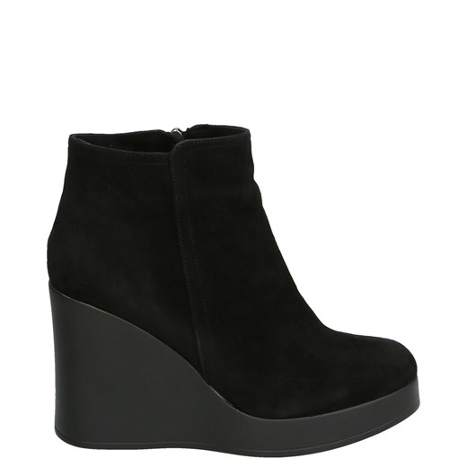 VENEZIA Botki na koturnie - 361450 BLACK Venezia 38 wyprzedaż Venezia
